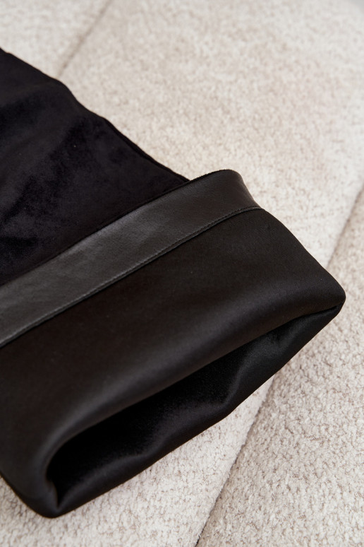 Schwarze Damen-Knöchelhohe Stiefel mit Absätzen Anica