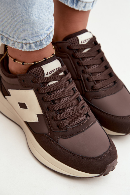 Damen Sneaker LOTTO 2401930U CALENTO Schokolade
