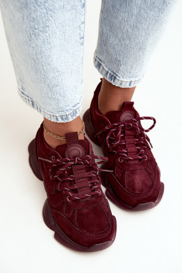 Damen Sneaker in Bordeauxfarbe Shaley 2