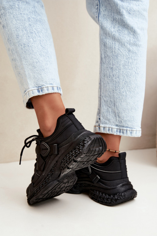 Sneaker mit Streifen in schwarzer Farbe Ellery