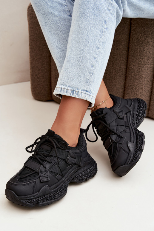 Sneaker mit Streifen in schwarzer Farbe Ellery