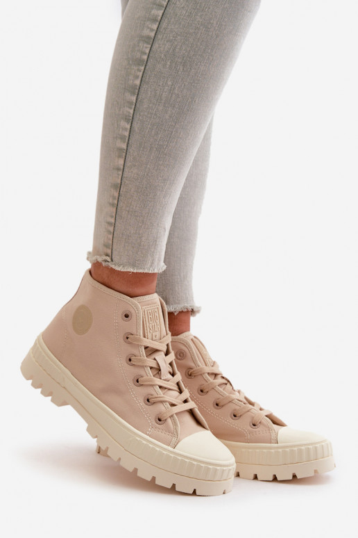 Freizeitschuhe mit Schaft Big Star OO274006 in sandfarben