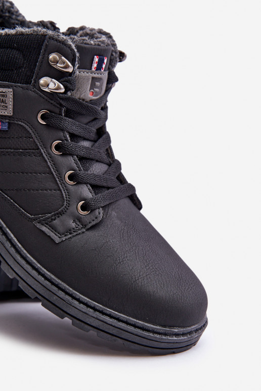 Herren isolierte Stiefel McBraun in schwarz