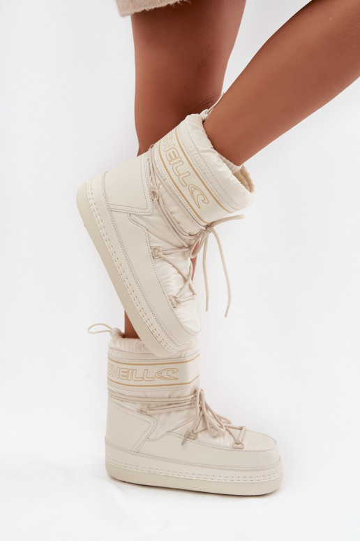 Damen Schneestiefel mit stilvollen Details O'NEILL LISA INOMEN HIGH 90253012.99Z in weiß