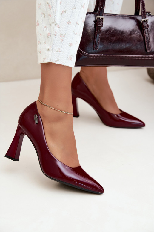 Vinceza 62328 bordeaux lackierte Schuhe
