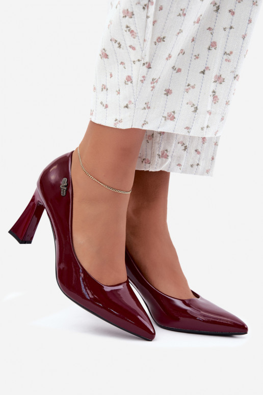 Vinceza 62328 bordeaux lackierte Schuhe
