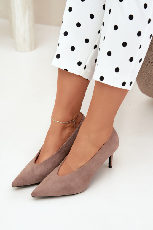 Damen Schuhe aus Wildleder in Sand Brenya