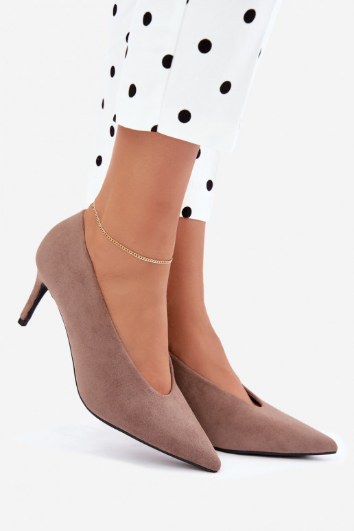 Damen Schuhe aus Wildleder in Sand Brenya