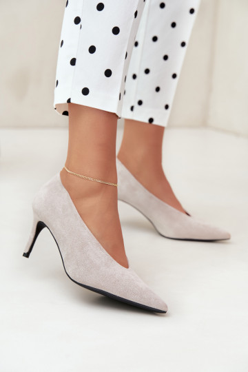 Damen Schuhe aus Wildleder in Grau Brenya 2