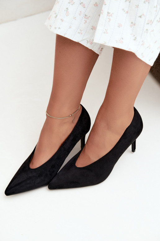 Damen Schuhe aus Wildleder in Schwarz Brenya
