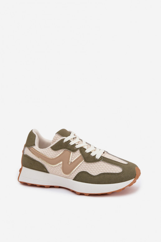 Grüne Sneakers mit Plattform Janelora