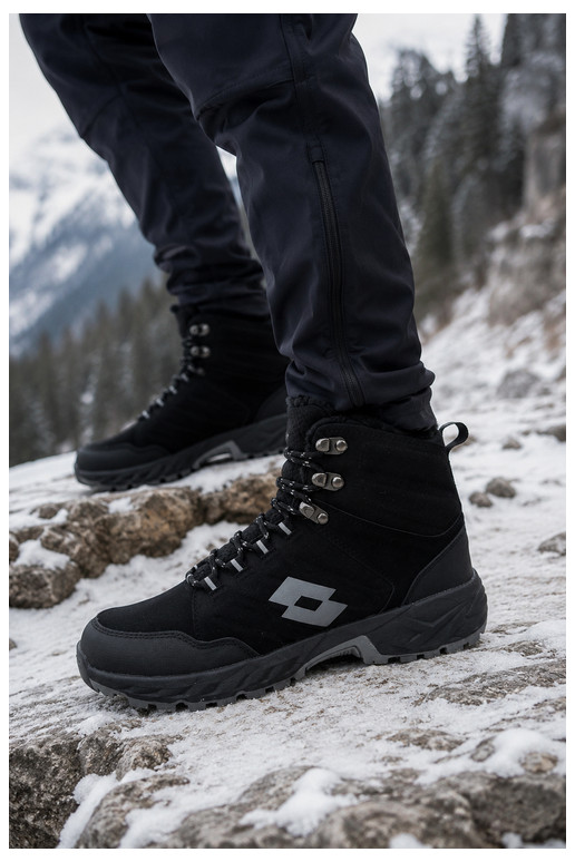 Winterschuhe Trekas für Männer isoliert LOTTO 2401210U KETCHAM schwarz