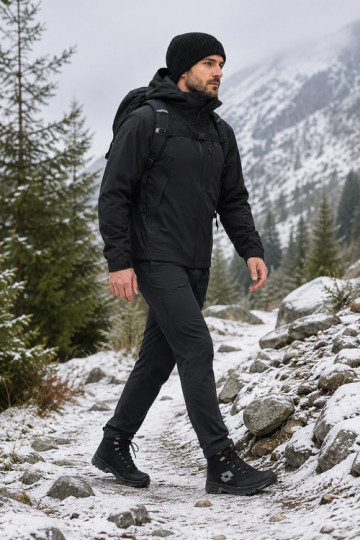 Winterschuhe Trekas für Männer isoliert LOTTO 2401210U KETCHAM schwarz 2