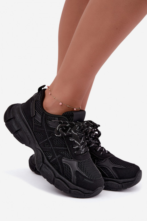 Damen Sportschuhe in schwarzer Farbe Nerla