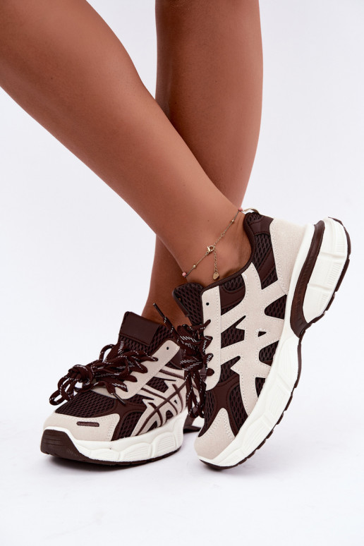 damen Sportschuhe in braun-beige Nerla