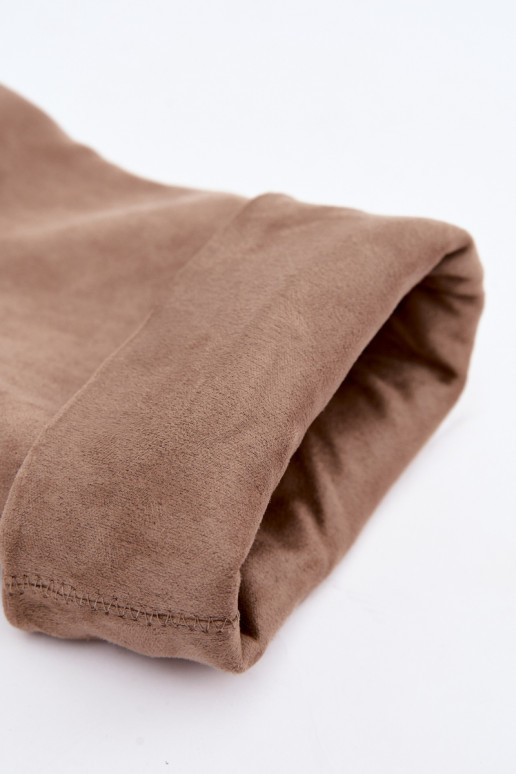 Stiefeletten mit Absatz in Sand Adoria