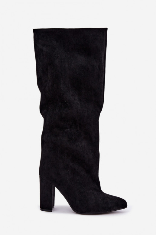 Stiefeletten mit Absatz in Schwarz Adoria
