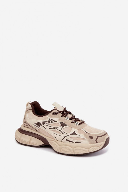 Sportliche Schuhe mit Plattform sandfarben INanda
