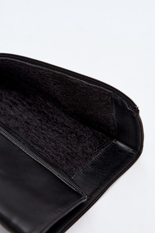 Damen isolierte Kniehohe Stiefel mit Schnallen in Schwarz Glena