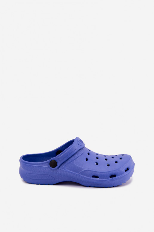 Aderis dunkelblaue leichte Clogs