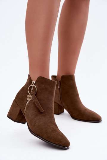 Imara khaki Stiefeletten mit Absatz 2