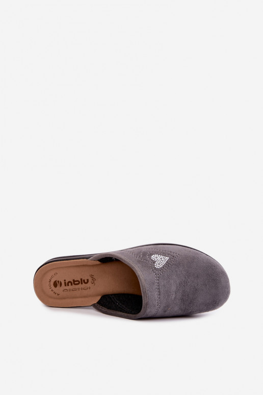 Pantoletten in grauer Farbe Inblu CF000052