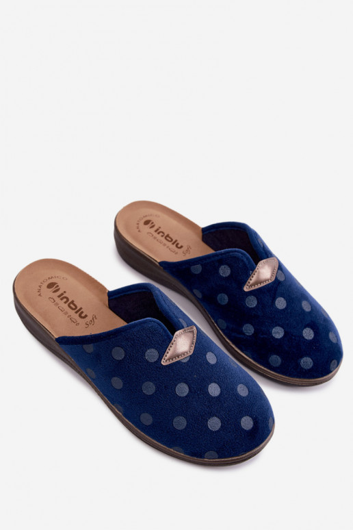 Damen Hausschuhe Inblu OD000014 dunkelblau