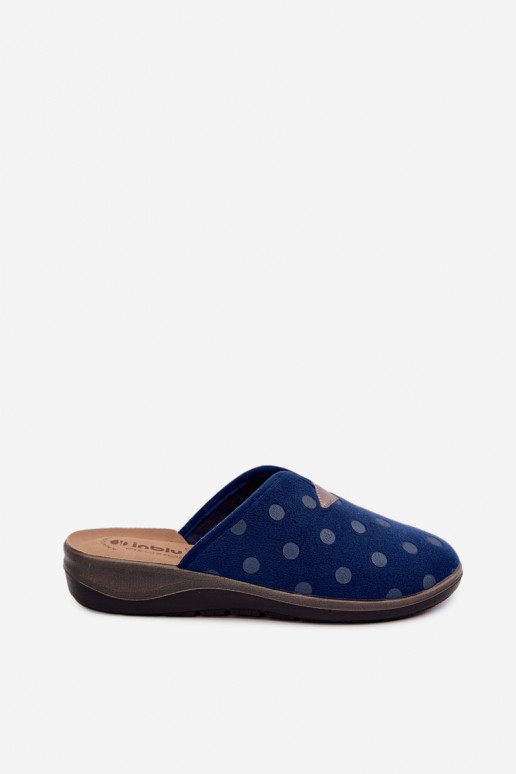 Damen Hausschuhe Inblu OD000014 dunkelblau