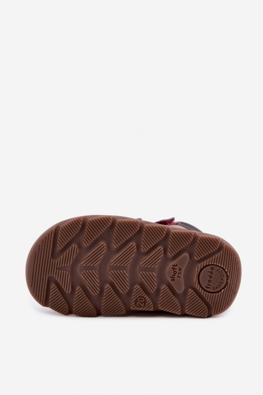 Rosa Kinderlederschuhe Barefoot Froddo G2110150-5