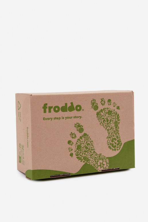 Dunkelblaue Kinderveloursleder-Schuhe Barefoot Froddo G2110157