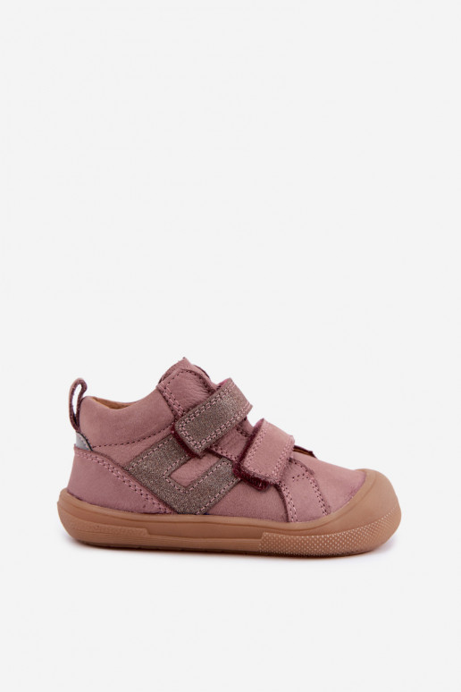 Leder Schuhe für Kinder Barefoot FRODDO G2130380-3 in Rosa