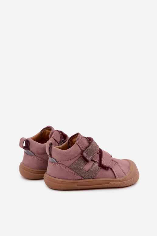 Leder Schuhe für Kinder Barefoot FRODDO G2130380-3 in Rosa