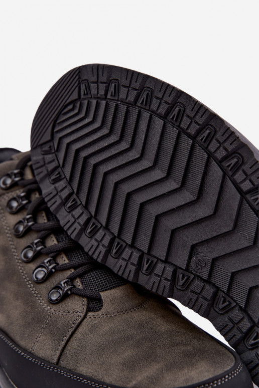 Isolierte Wanderschuhe für Männer in Grau Nivelle