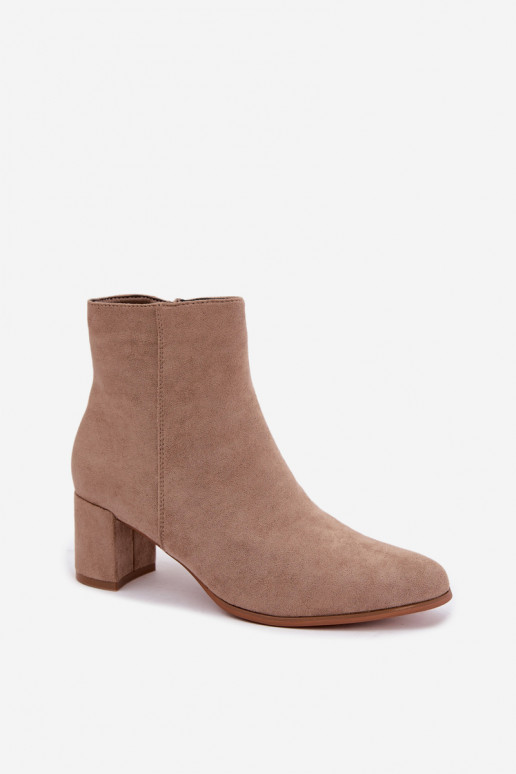 sich Zuarm laufen Damenstiefel mit Absätzen Beige Brella