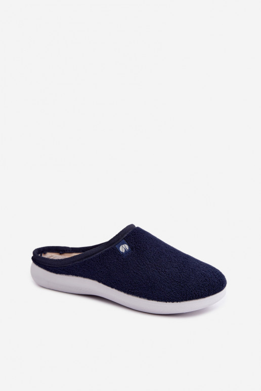 Dunkelblaue Damen-Hausschuhe Inblu EC000102