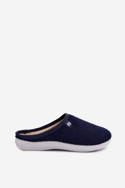 Dunkelblaue Damen-Hausschuhe Inblu EC000102