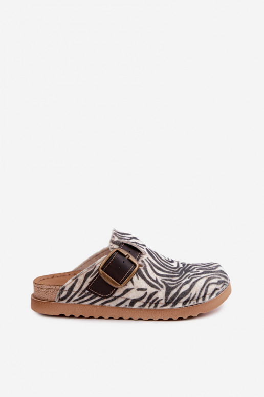 Zebra Damen-Clogs mit Schnallen DJ000016