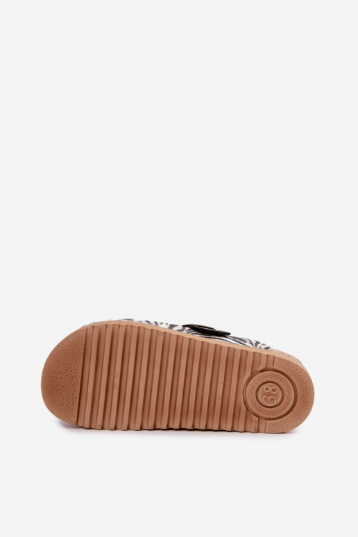 Zebra Damen-Clogs mit Schnallen DJ000016