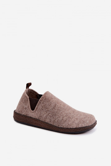 Sandfarbene Damen-Hausschuhe Inblu NL000013