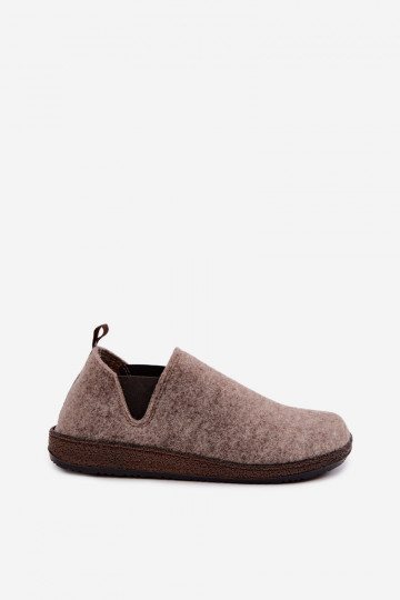 Sandfarbene Damen-Hausschuhe Inblu NL000013 2