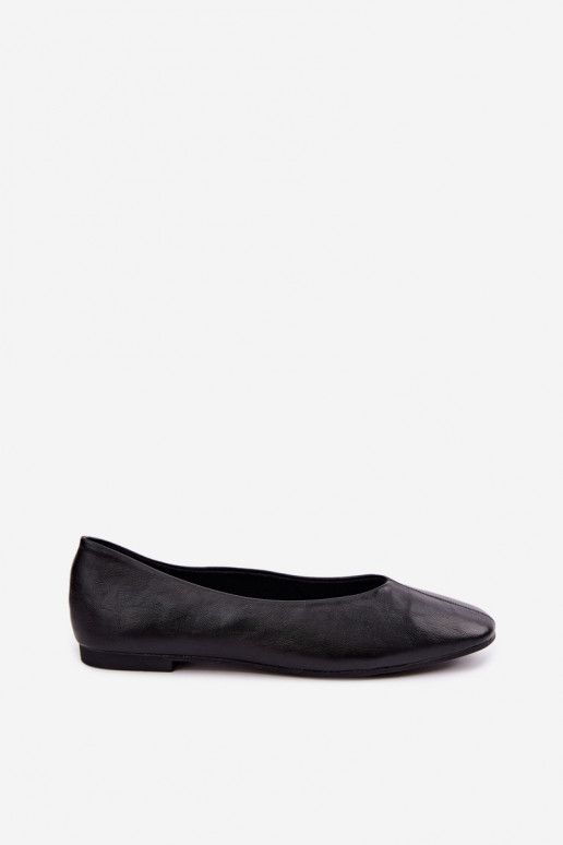 Ballerinas mit dekorativem Stick in Schwarz Iralia
