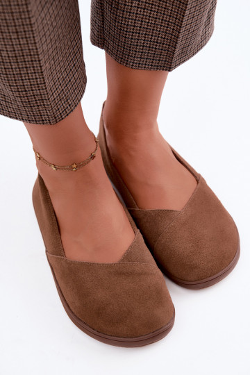 Ballerinas Feminin BarefootErmöglichtturalnego aus INildlederu braune Farbe Mirelia