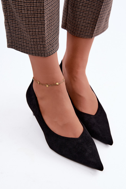 Spitze Schuhe in Schwarz Tadela