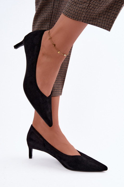 Spitze Schuhe in Schwarz Tadela