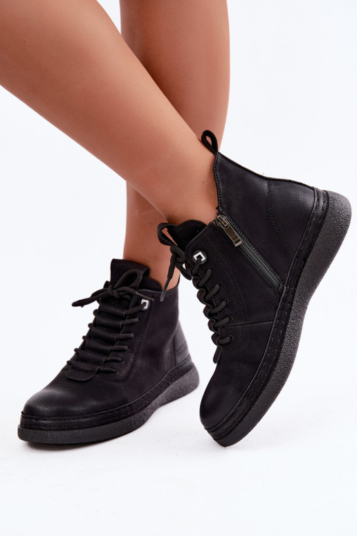 Haut sich Zuarm laufen Damenstiefel Artiker 59C1121 schZuarze Farbe