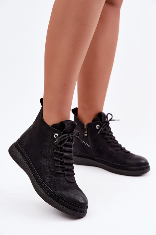 Haut sich Zuarm laufen Damenstiefel Artiker 59C1121 schZuarze Farbe