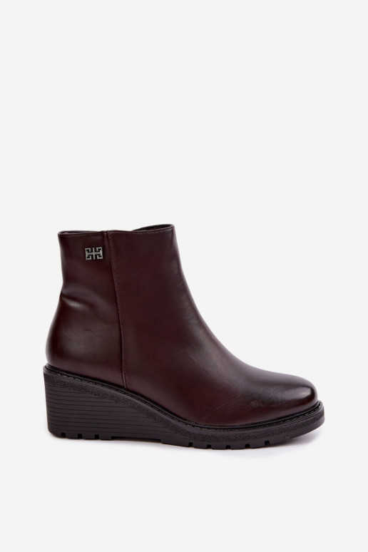 sich Zuarm laufen Stiefel mit einer Plattform Zum Schloss Burgund Larisae