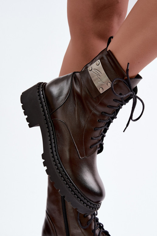 Haut Stiefel sich Zuarm laufen Feminin Mit Dekorationen Detalem Zazoo 60574 CzekoladoZue
