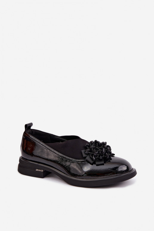 Damen Schuhe mit Ornamenten T.Sokolski S2 J26-271 in schwarzer Farbe