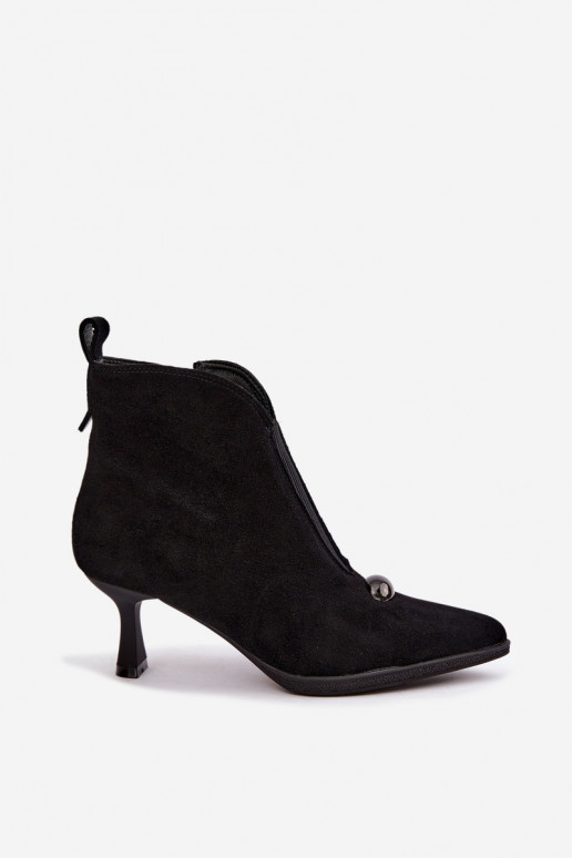 Haut INildlederschuhe Feminin mit Absätzen sich Zuarm laufen T.Sokolski S2 Z26-281 schZuarze Farbe